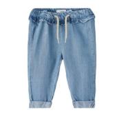 NAME IT BABY baby loose fit jeans NBFBELLA light blue denim Blauw Meis...