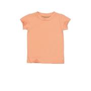 LEVV T-shirt METTE oranje Meisjes Katoen Ronde hals Effen - 80