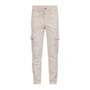 Retour Jeans straight fit cargobroek Mika beige Jongens Stretchkatoen ...