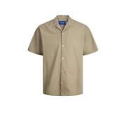 JACK & JONES JUNIOR overhemd JORPALMA beige Jongens Polyester Klassiek...