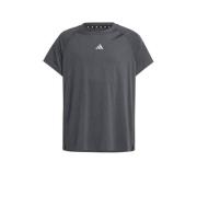 adidas Sportswear sportshirt antraciet Sport t-shirt Grijs Jongens/Mei...