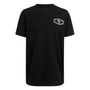 Shoeby T-shirt met backprint zwart Jongens Katoen Ronde hals Backprint...