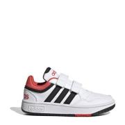 adidas Originals Hoops sneakers wit/zwart/rood Jongens/Meisjes Imitati...