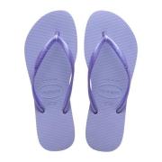 Havaianas Slim teenslippers lila Paars Dames Rubber Effen - 27/28