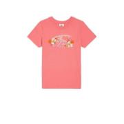 O'Neill T-shirt met printopdruk roze Meisjes Katoen Ronde hals Printop...