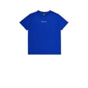 Champion T-shirt met logo blauw Jongens Katoen Ronde hals Logo - 146/1...