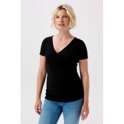 Noppies ribgebreid zwangerschapsshirt Sanson zwart Top Dames Stretchka...