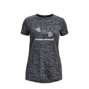 Under Armour sportshirt Tech zwart/wit Sport t-shirt Meisjes Polyester...