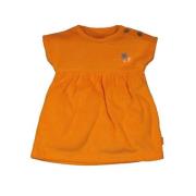 BESS baby badstof jurk oranje Effen - 62 | Jurk van BESS