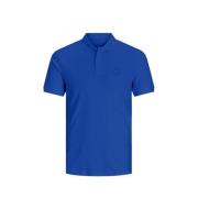 JACK & JONES JUNIOR polo JCOJERSEY hardblauw Jongens Katoen Polokraag ...