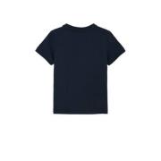 s.Oliver T-shirt met printopdruk donkerblauw Jongens Katoen Ronde hals...