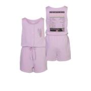 Blue Rebel jumpsuit Isadora met printopdruk paars Meisjes Katoen Ronde...