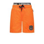 SuperRebel zwemshort oranje Jongens Gerecycled polyester Effen - 140