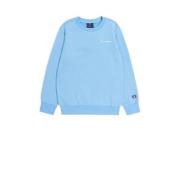 Champion trui met logo babyblauw Jongens Sweat Ronde hals Logo - 146/1...