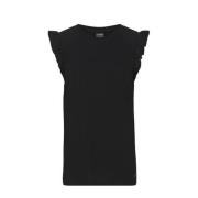 Protest T-shirt PRTCRIUS zwart Meisjes Katoen Ronde hals Effen - 116