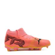 Puma Future 7 Match FG/AG Junior voetbalschoenen roze/zwart/oranje Jon...