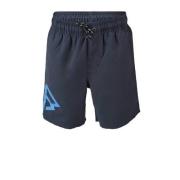 Brunotti zwemshort Crunotos donkerblauw Jongens Polyester Logo - 128