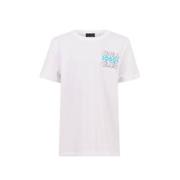 Shoeby T-shirt met printopdruk wit Jongens Katoen Ronde hals Printopdr...