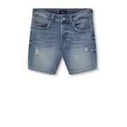 KIDS ONLY BOY denim short KOBDEDGE light blue denim Korte broek Blauw ...