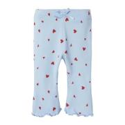 NAME IT BABY baby broek met hartjes lichtblauw/rood Meisjes Biologisch...