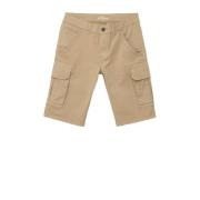 s.Oliver cargo short zand Korte broek Beige Jongens Stretchkatoen Effe...