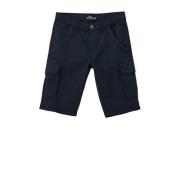 s.Oliver cargo short donkerblauw Korte broek Jongens Stretchkatoen Eff...