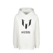 Messi hoodie Masorin met logo wit Sweater Jongens Katoen Capuchon Logo...