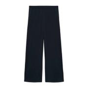 Mango Kids wide leg broek antraciet Grijs Meisjes Modal Effen - 152(XX...