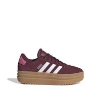 adidas Sportswear VL Court Bold suède sneakers donkerrood/wit Jongens/...