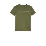 Tommy Hilfiger T-shirt U ESSENTIAL met logo Groen Jongens/Meisjes Kato...