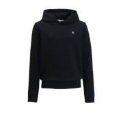 Calvin Klein hoodie zwart Sweater Effen - 152 | Sweater van Calvin Kle...