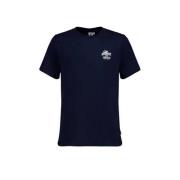 America Today T-shirt Blauw Jongens Katoen Ronde hals Logo - 134/140