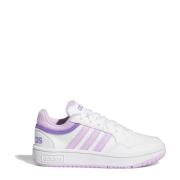 adidas Sportswear Hoops sneakers wit/lila Jongens/Meisjes Imitatieleer...