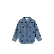 NAME IT KIDS spijkerjas NKFELLY met all over print medium blue denim B...