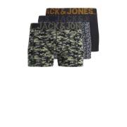 JACK & JONES JUNIOR boxershort JACDANNY - set van 3 zwart/groen Jongen...