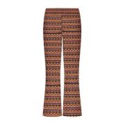 B.Nosy flared broek Bodyl met all over print brique/blauw Bruin Meisje...