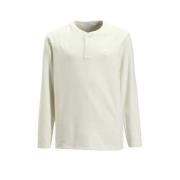 Calvin Klein longsleeve ivoor Wit Jongens Katoen Ronde hals Effen - 17...