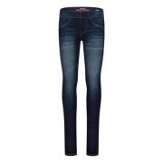 Vingino skinny jegging BRACHA dark vintage Jeans Blauw Meisjes Stretch...