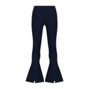 Vingino flared broek Samina donkerblauw Meisjes Stretchkatoen Effen - ...