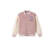 NAME IT KIDS bomberjack zomer NKFMOMBY roze/ecru Jas Meisjes Polyester...