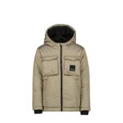 Vingino gewatteerde winterjas Tarom licht khaki Beige Jongens Nylon Ca...