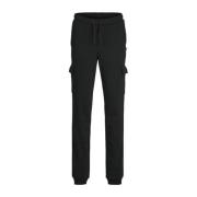 JACK & JONES JUNIOR joggingbroek JPSTGORDON JJBRADLEY zwart Jongens Sw...