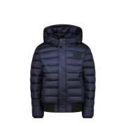 Vingino gewatteerde winterjas Tenzos donkerblauw Jongens Polyamide Cap...