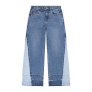 Levi's Kids 94 baggy wide leg jeans drew me in mco Blauw Meisjes Denim...