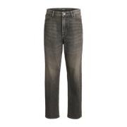 JACK & JONES JUNIOR relaxed jeans JJICHRIS JJORIGINAL grey denim Grijs...