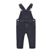 Mango Kids tuinbroek marine Blauw Meisjes Katoen Vierkante hals Effen ...