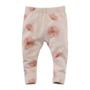 Z8 broek met bloemen ecru/roze Meisjes Katoen Bloemen - 62