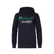 Petrol Industries hoodie blauw Trui Jongens Sweat Capuchon Printopdruk...