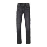 Garcia slim fit jeans dark used Zwart Jongens Stretchdenim Effen - 152