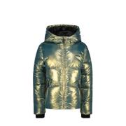 Raizzed gewatteerde winterjas Marly groen metallic Meisjes Polyester C...